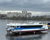 Третий скоростной пассажирский катамаран проекта «Котлин» спущен на воду в Санкт-Петербурге