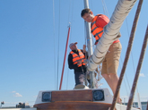 Яхтенный поход к островам Финского залива | Работа с парусами